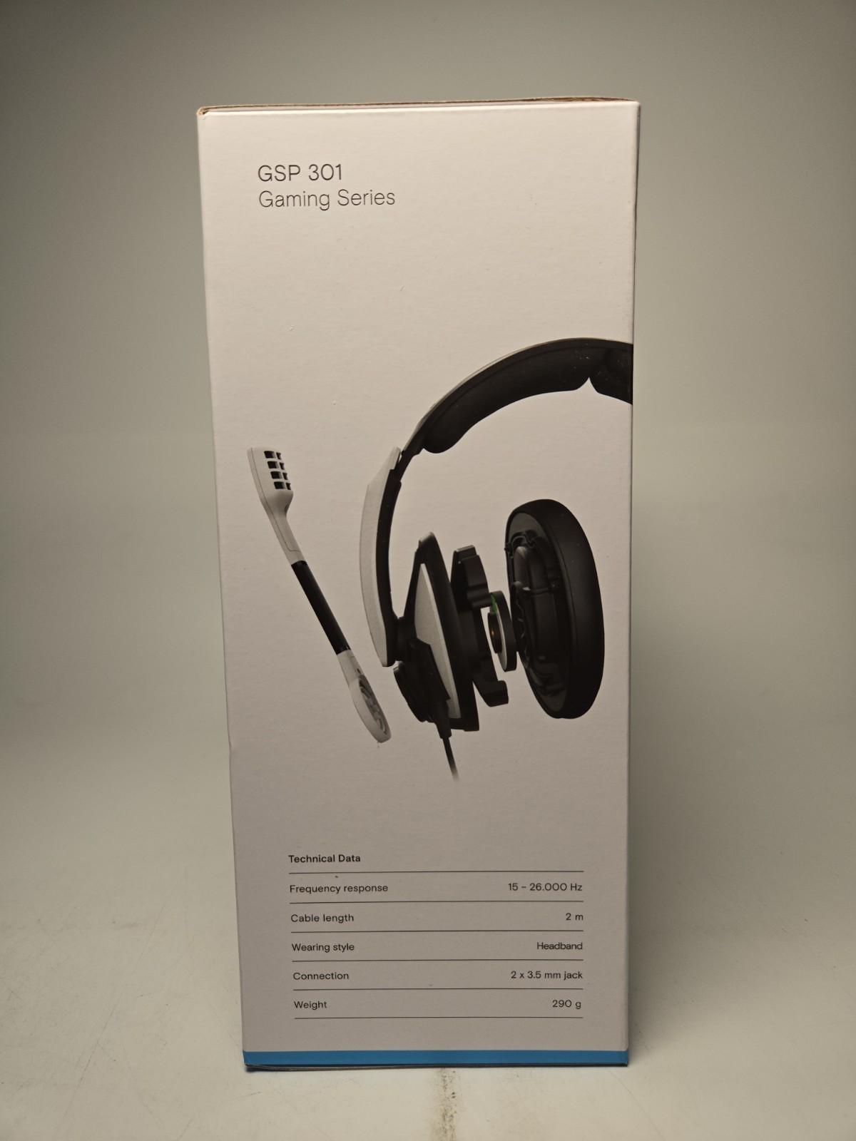 EPOS Sennheiser GSP 301 Gaming Headset Black & White 3.5mm Jack Headband