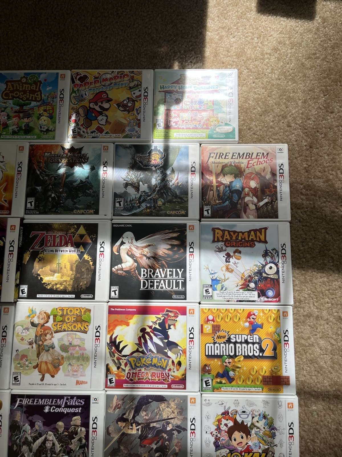 Nintendo DS/3DS/GBA Game Bundle Lot – Pokemon Zelda Mario Persona & More Tested