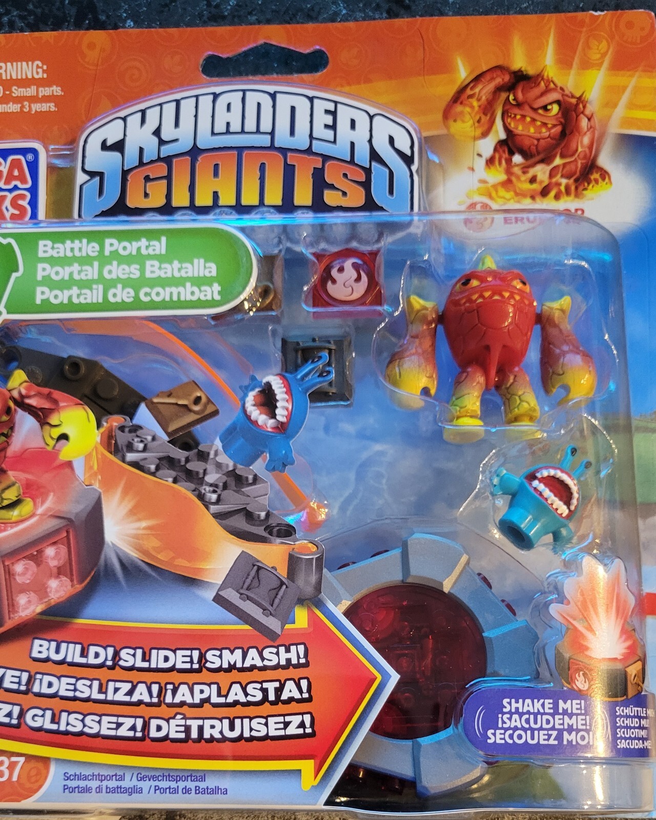 Mega Bloks Skylanders Giants 95437 Series 2 Battle Port Activision 2013 Eruptor