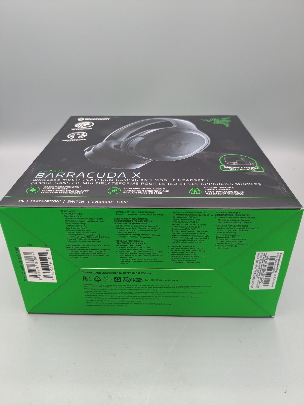 Razer Barracuda X Wireless Headset for Gaming READ*