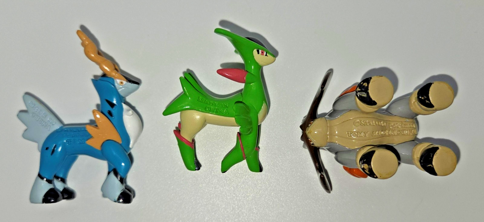 Pokemon Swords of Justice Mini Figures Takara Tomy Cobalion Terrakion Virizion