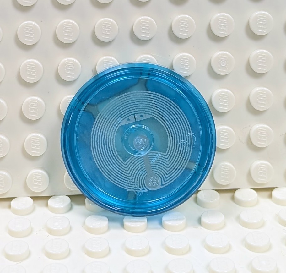 Genuine LEGO Dimensions Gollum NFC Toy tag base (from LEGO LOTR set #71218)
