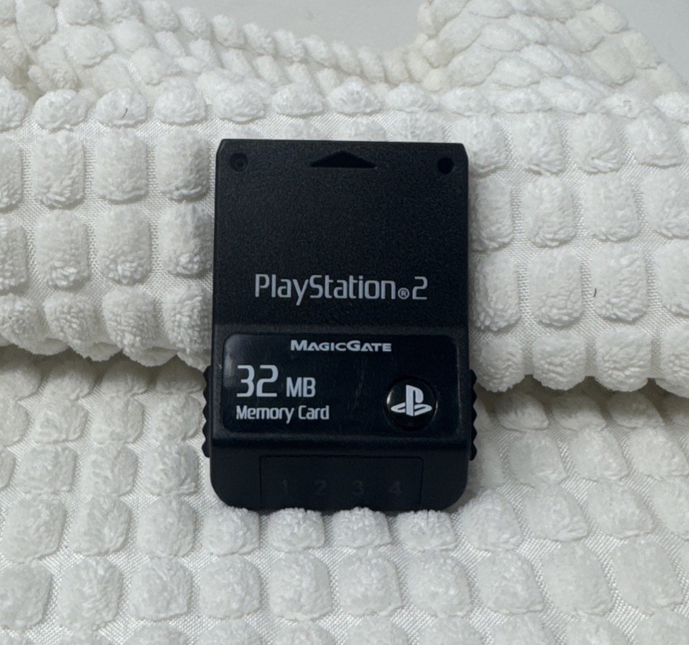 Sony Playstation 2 MagicGate 32MB Katana Memory Card PS2 OEM RARE