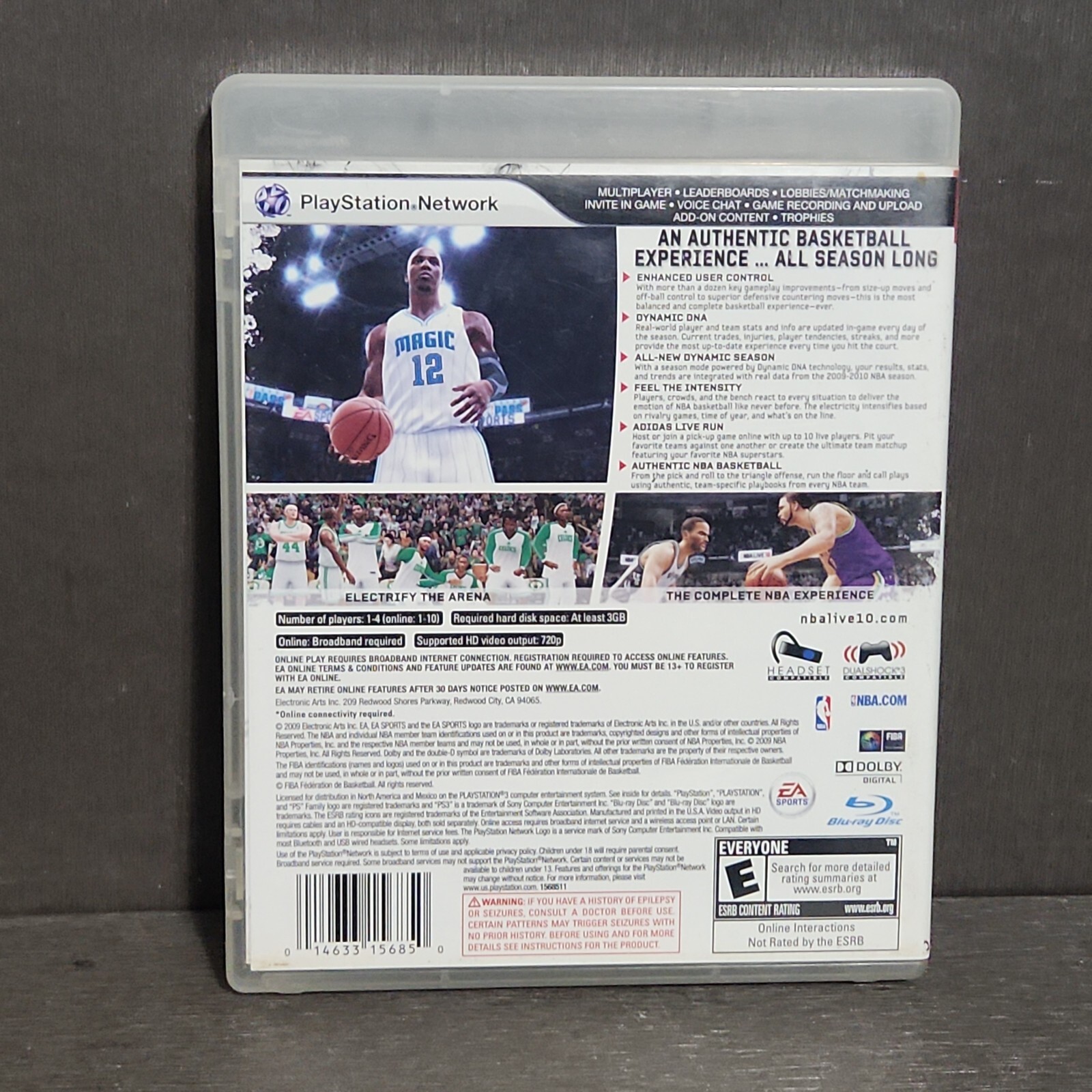 NBA Live 10 PlayStation 3 PS3 Game CIB