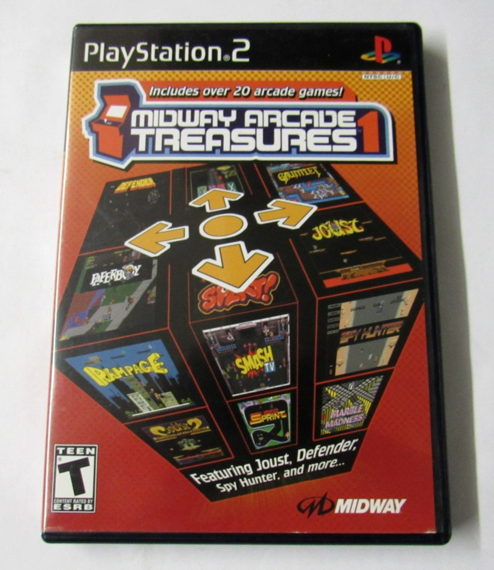 Midway Arcade Treasures 2 (Sony PlayStation 2, 2004) CIB COMPLETE