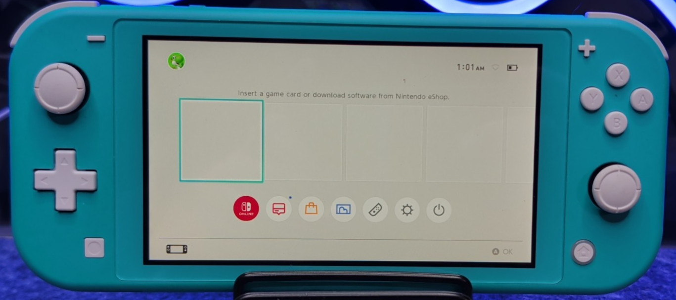 Nintendo – Switch 32GB Lite Handheld – Turquoise Model: HDHSBAZAA Console ONLY