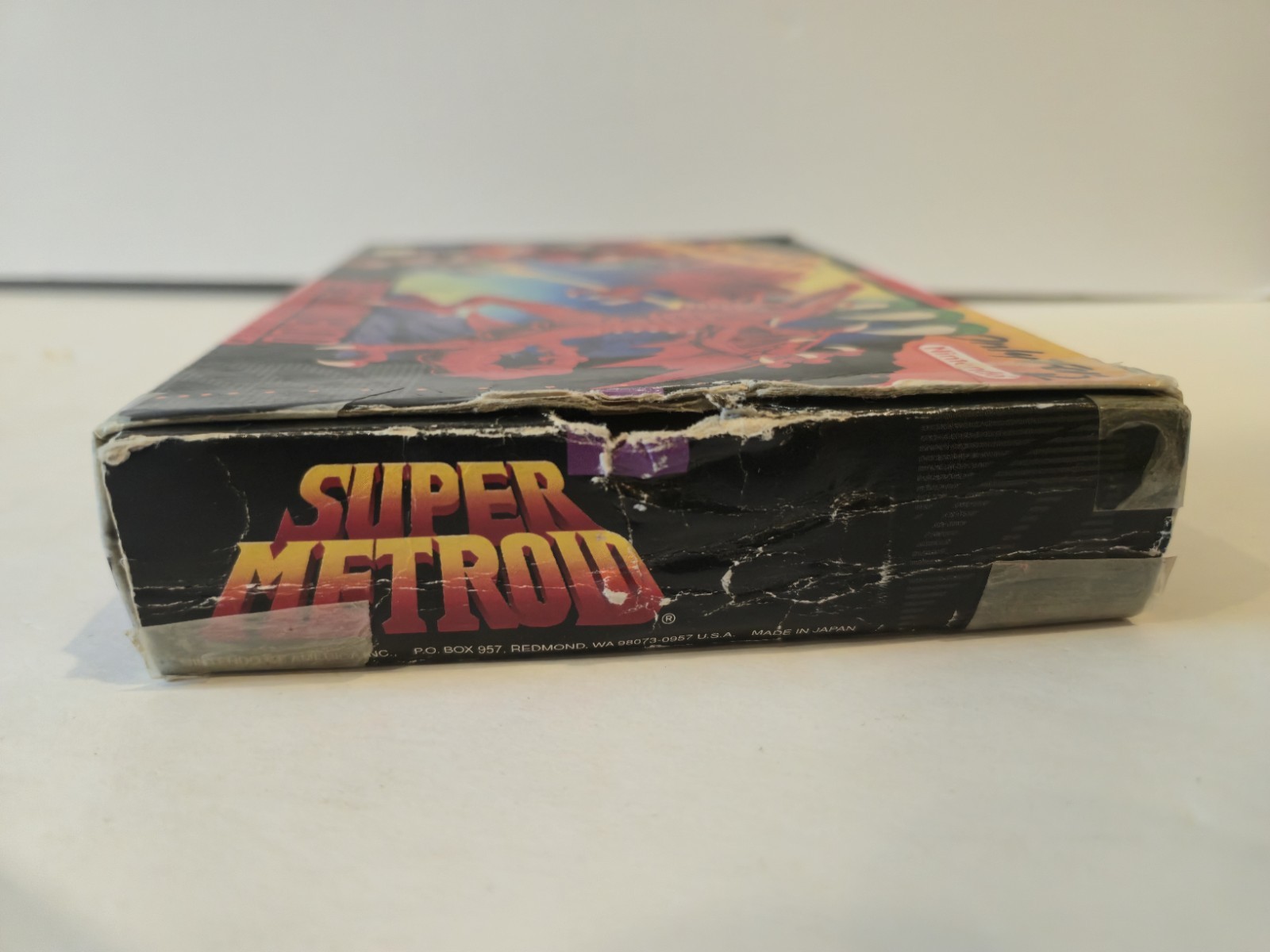 Super Metroid Super Nintendo SNES Game & Box