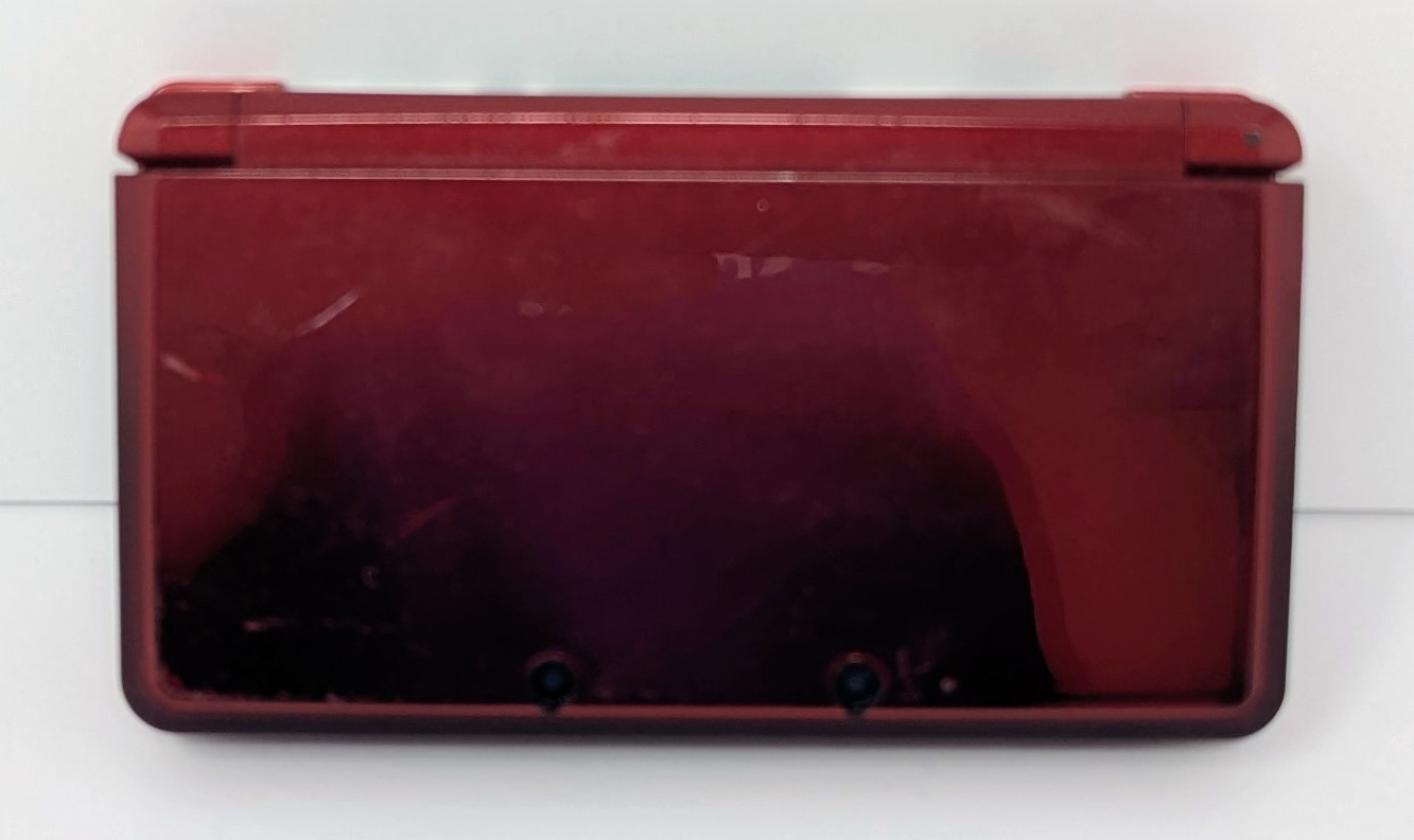 Nintendo 3DS Flame Red Handheld System Bundle w/ Charger – Paddington – Tested!