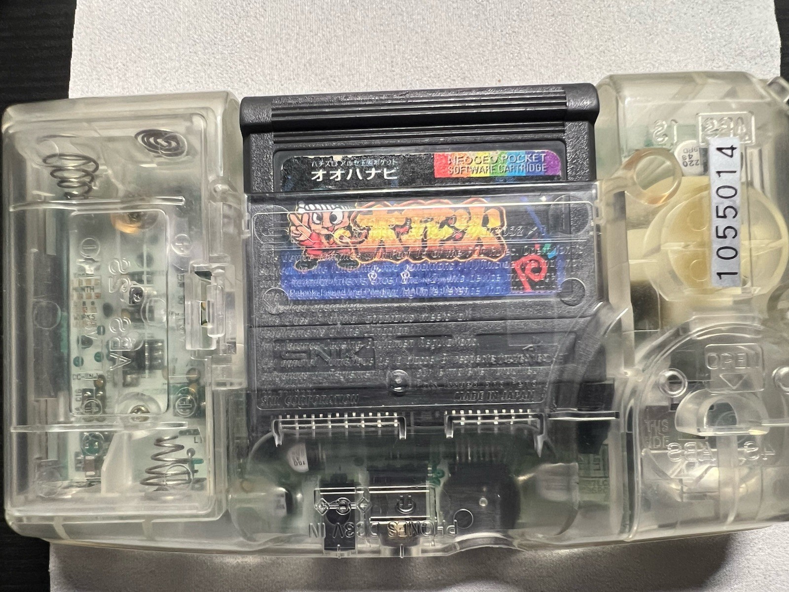 Neo Geo Pocket Color Console Slim Crystal Clear Boxed CIB + Free Game