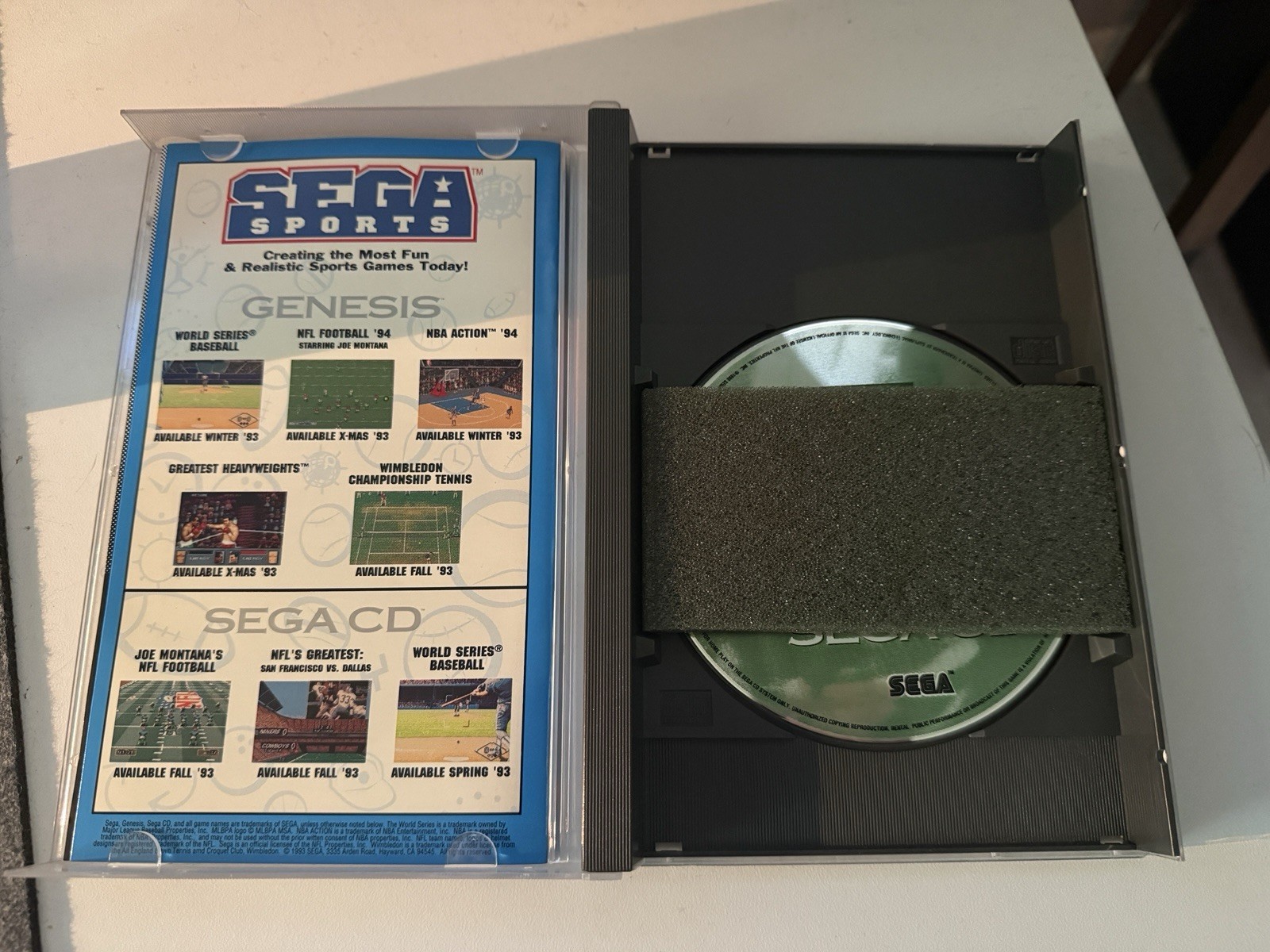 Sega CD Sports Game Bundle – Lot of 8 – CIB