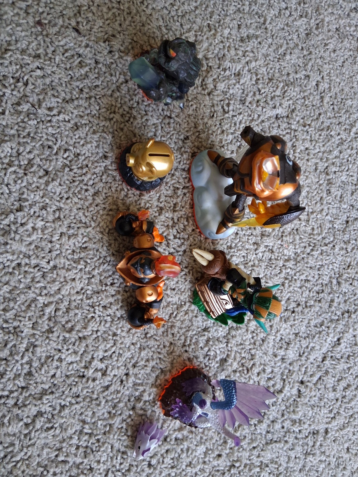 Skylanders PS3 Game Lot Spyro Adventure Giants Superchargers Imaginators Figures