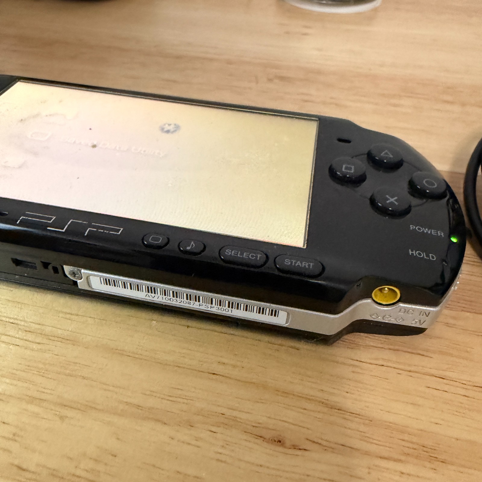 Sony PSP-3001 Black PSP Slim W/Charger + (3) Games & Memory Card