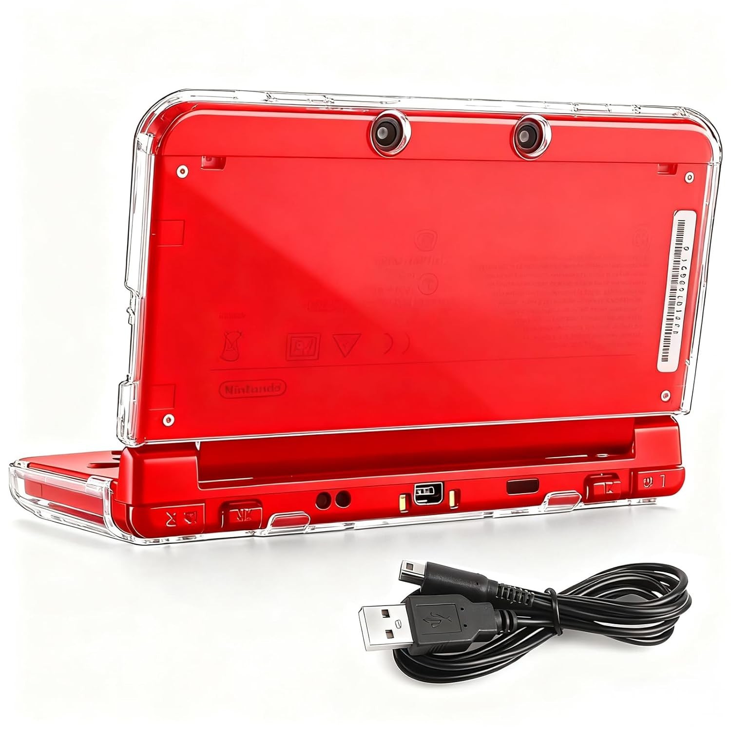 New 3DS XL Clear Case,Crystal Transparent Hard Shell for New 2015 Nintendo 3DS X