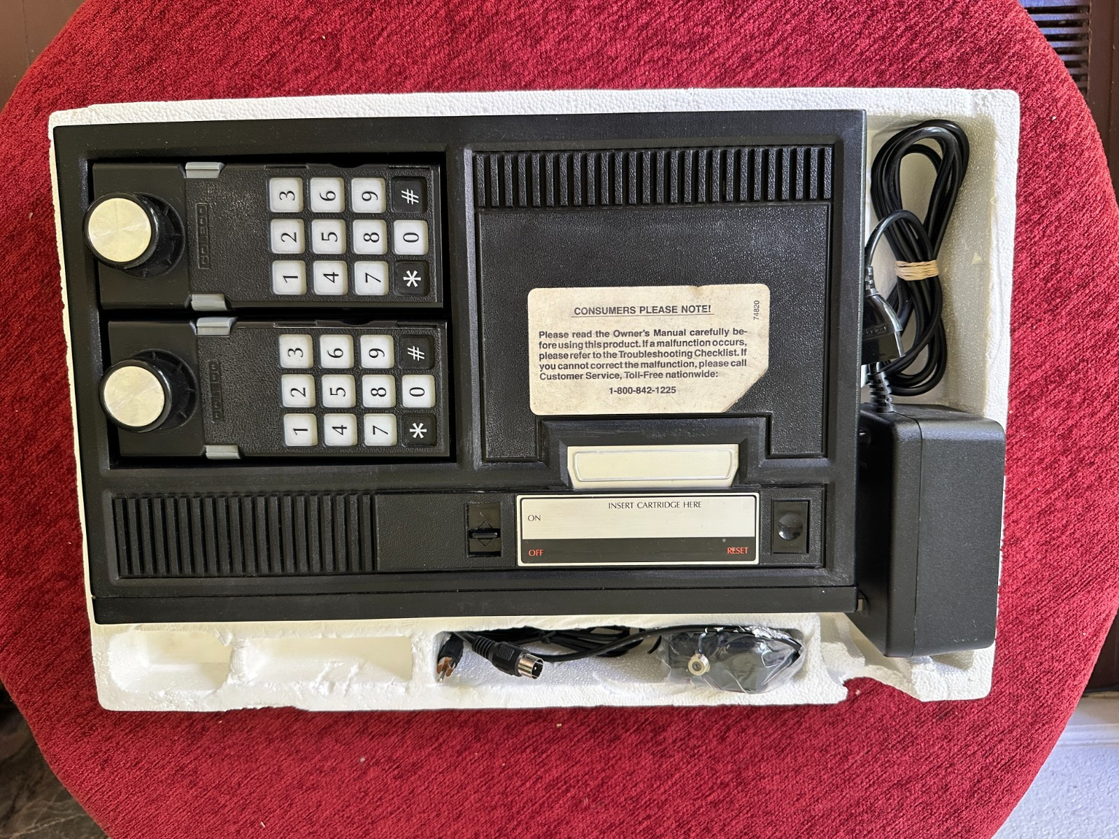 Coleco Vision Gaming Console – 90% CIB – Original Foam – Works, Retro Video Game