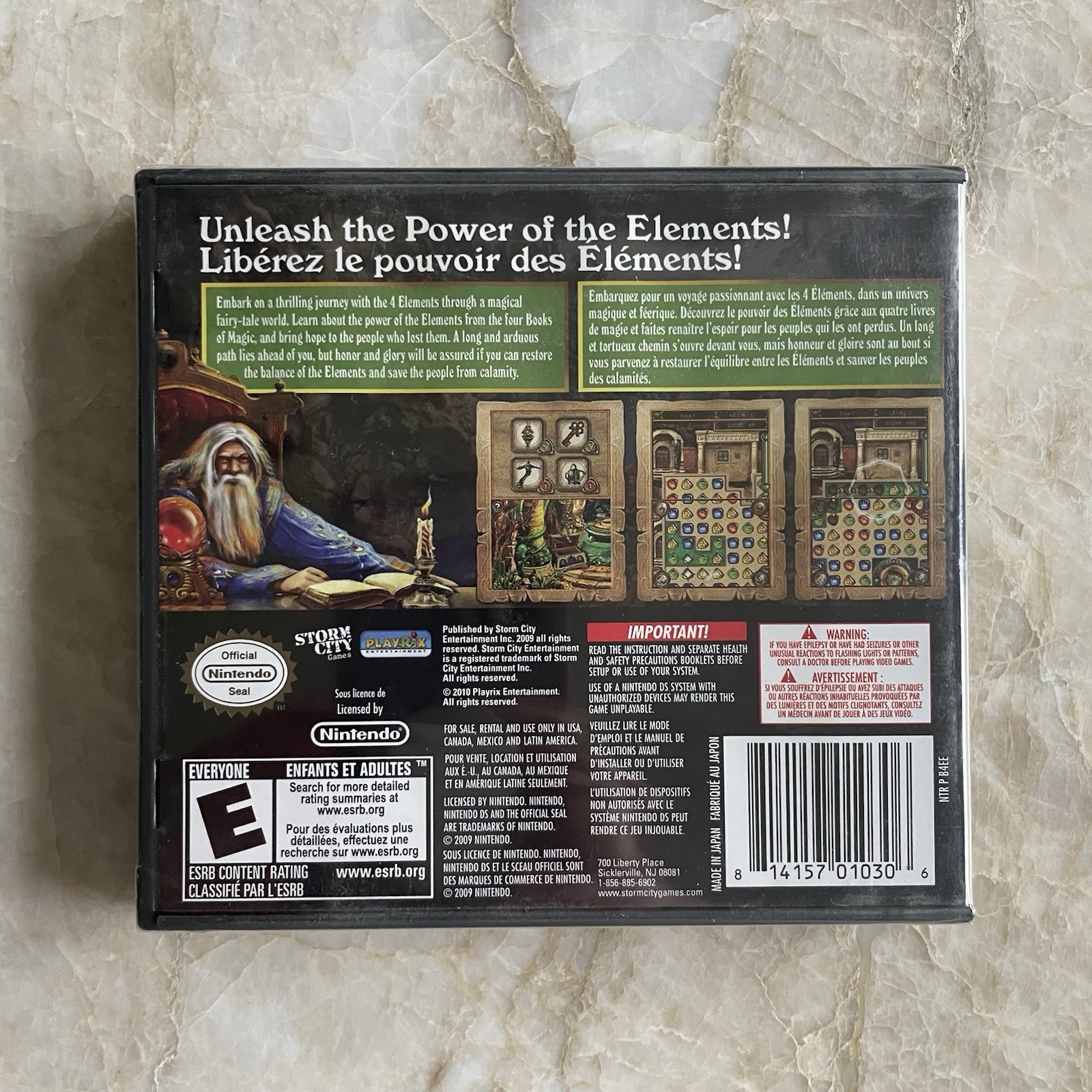 Gem Quest: 4 Elements NDS (Brand New Factory Sealed US Version) Nintendo DS