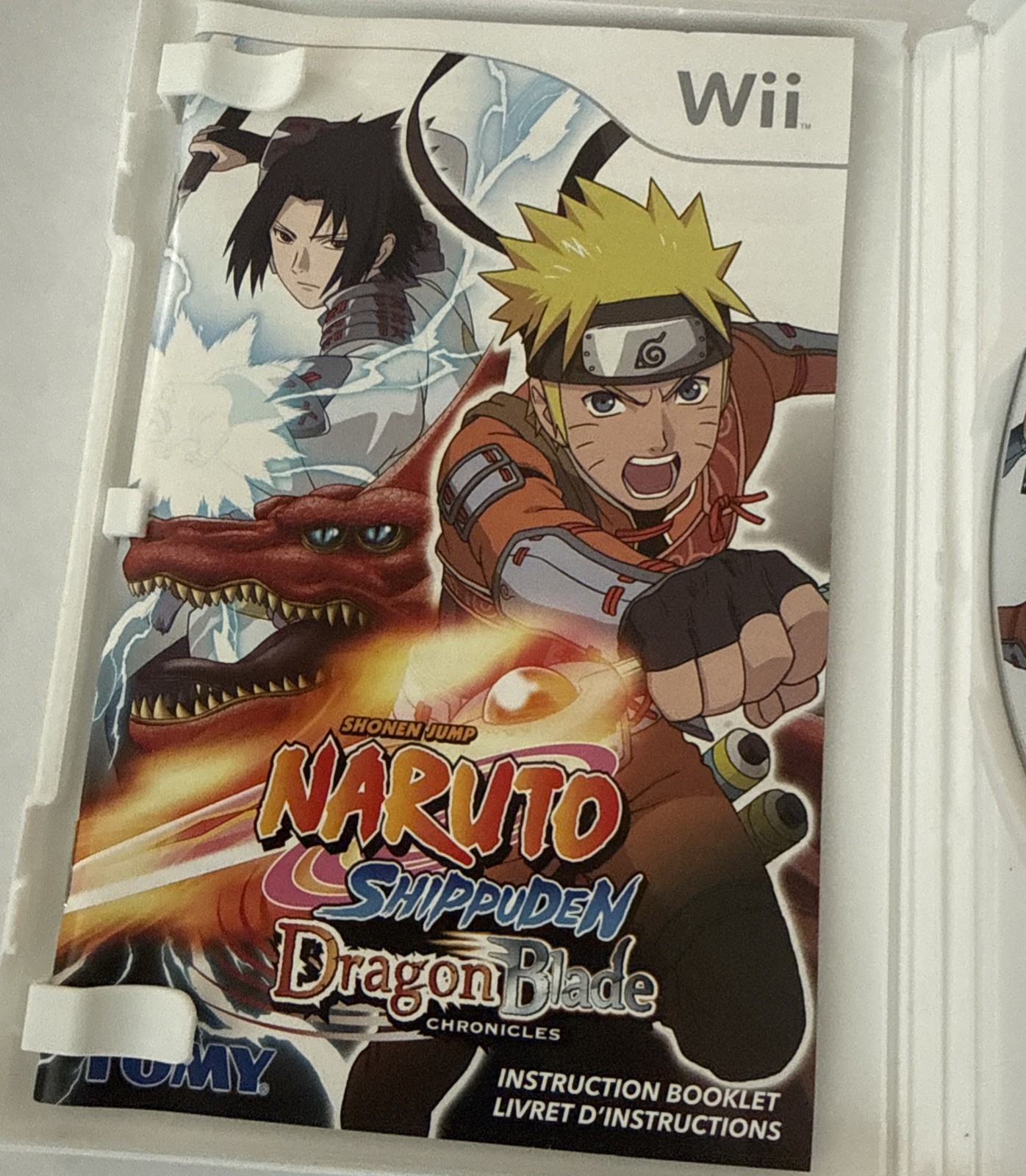 Naruto Shippuden Dragon Blade Chronicles Nintendo Wii Complete in Box
