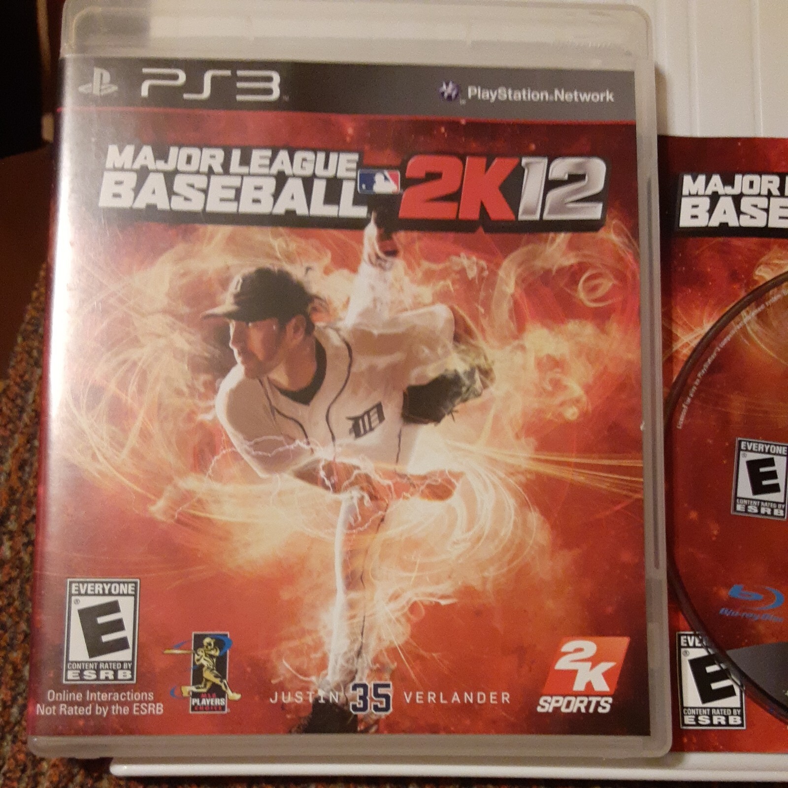 Major League Baseball 2K12 (Sony PlayStation 3) PS3 COMPLETE Justin VERLANDER