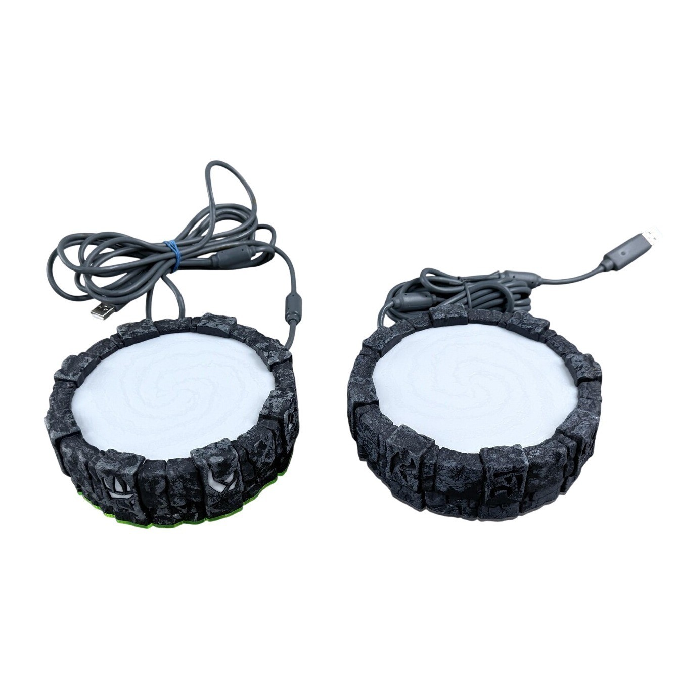 Activision Skylanders Portal Of Power Pair Xbox 360 USB Gray Bases Accessory