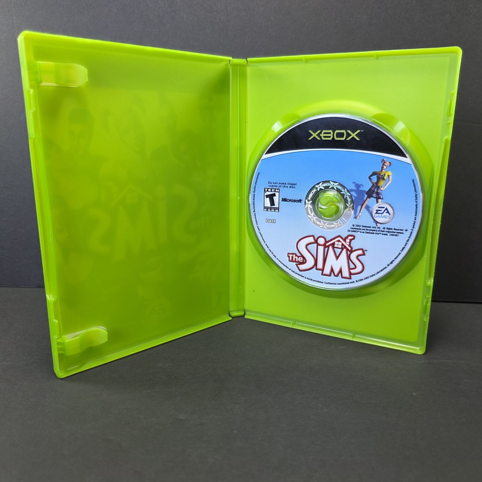 The Sims Microsoft Xbox 2003 Tested Game Only Very Good Free Shipping B2G1