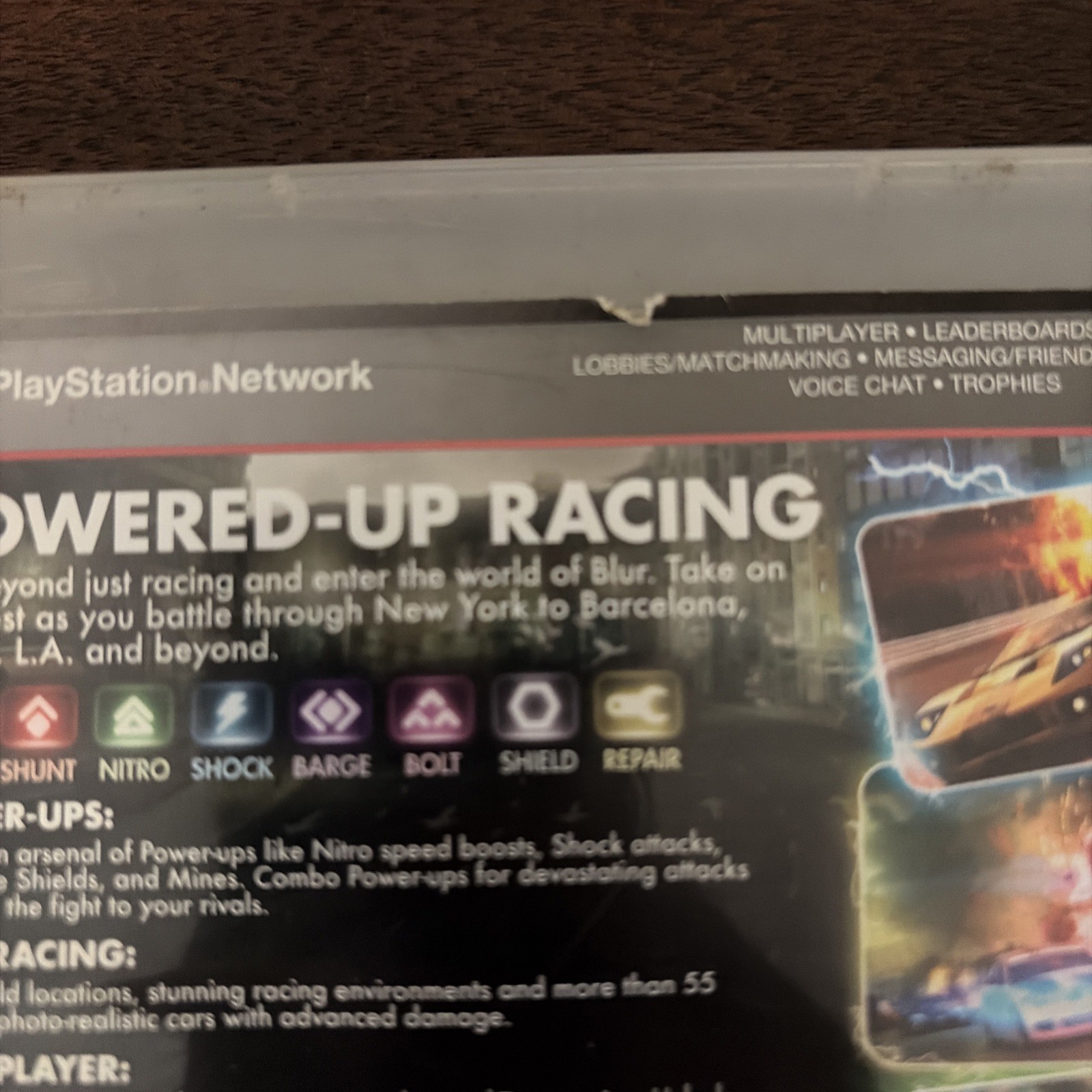 Blur Playstation 3 2010 – Complete in Box with Manual CIB PS3