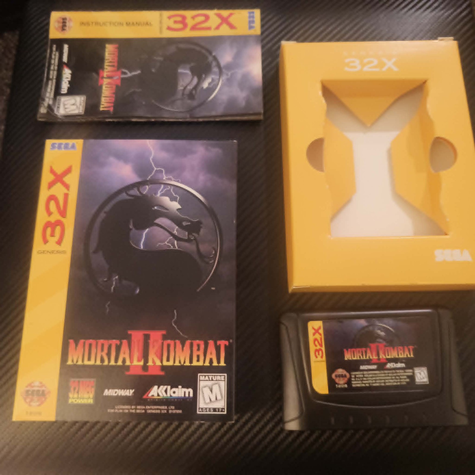 Mortal Kombat II (Sega 32X, 1994) Complete