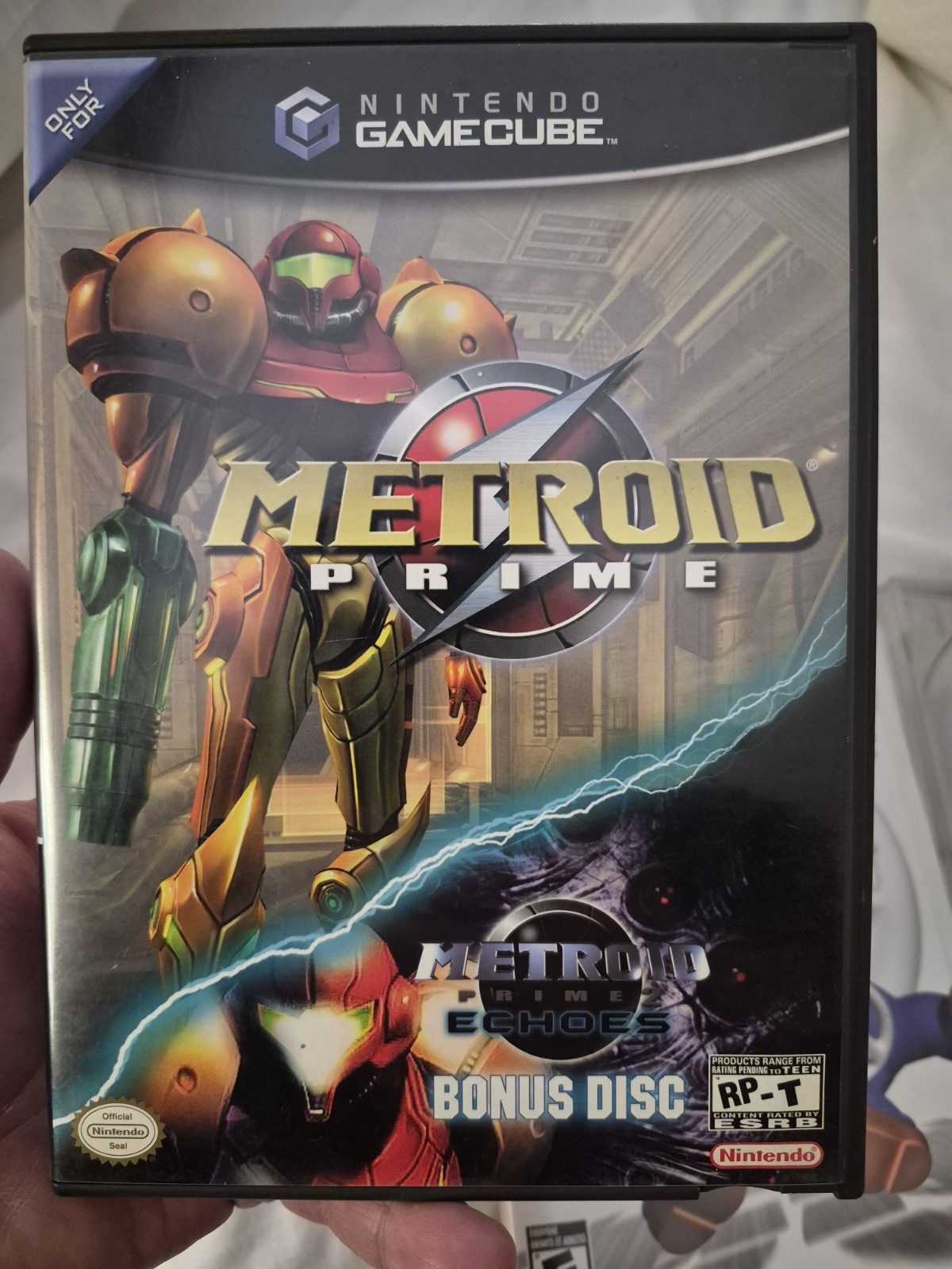 Metroid Prime with Echoes Bonus Disc (Nintendo GameCube, 2004) No Manual
