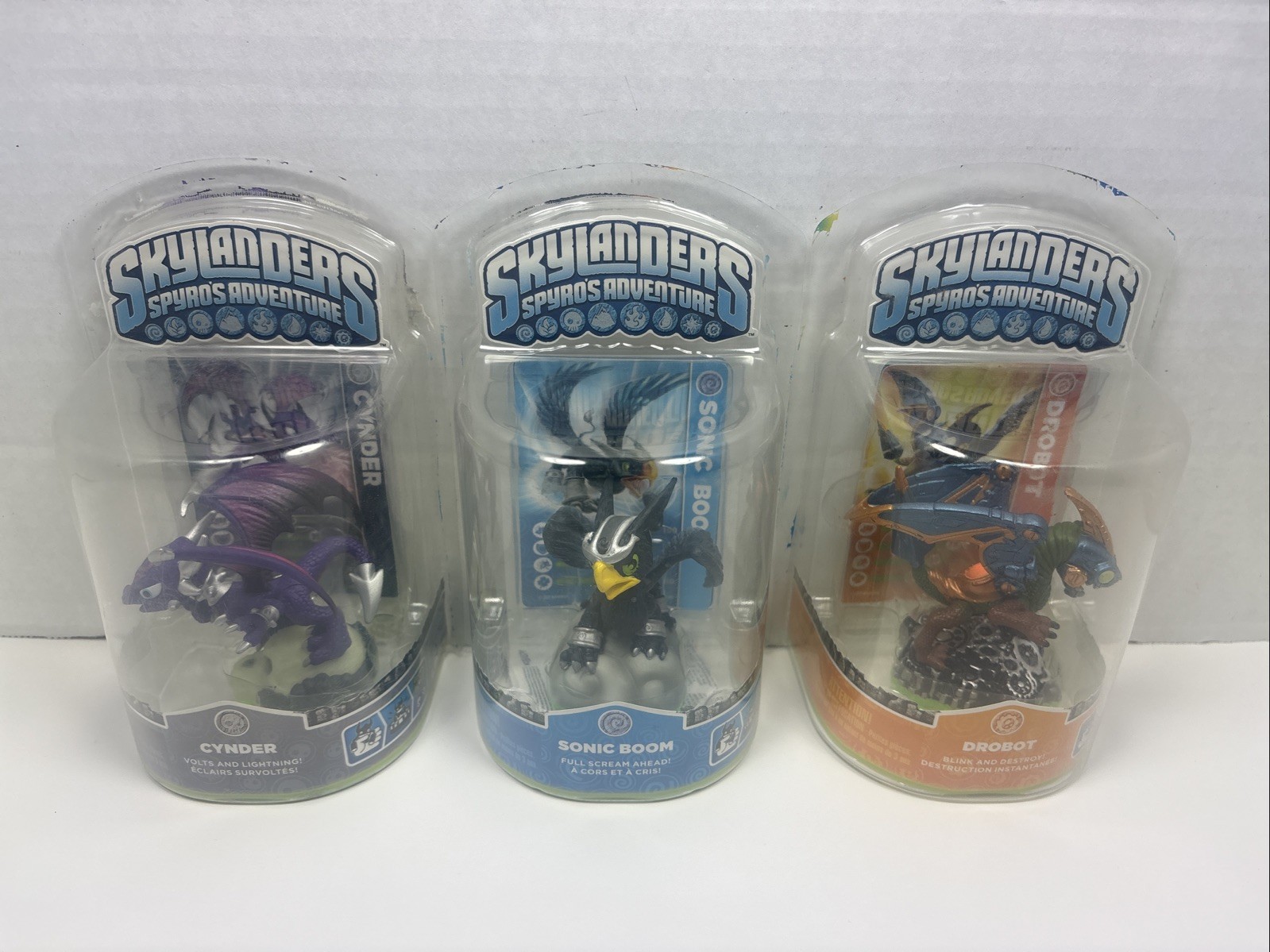 Skylanders Spyro’s Adventure Dragon’s Peak Pack, Sonic Boom, Drobot, & Cynder