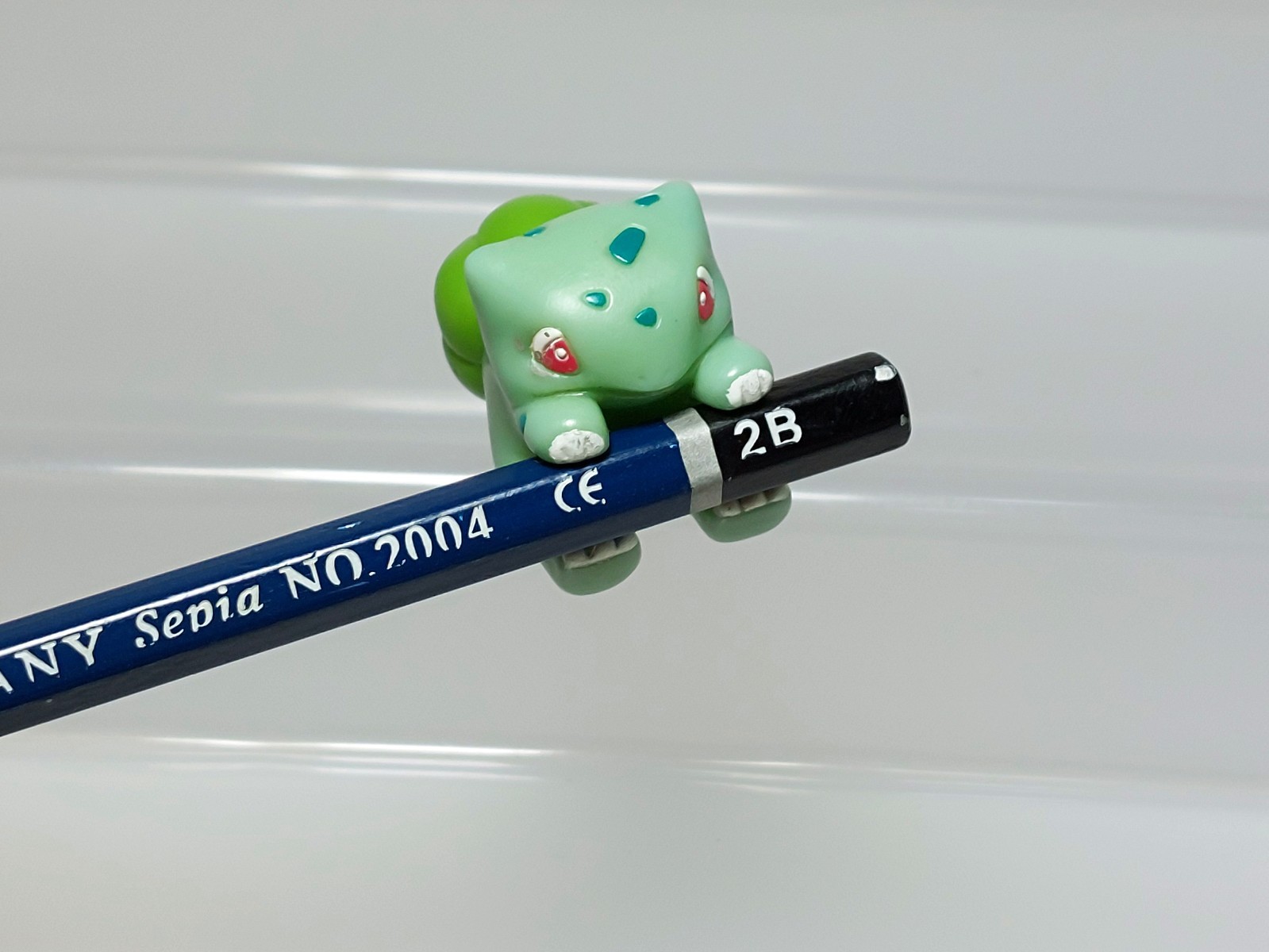 Bulbasaur Fushigidane Pokemon Miniclip Soft Vinyl Figure Banpresto T04 0.9in