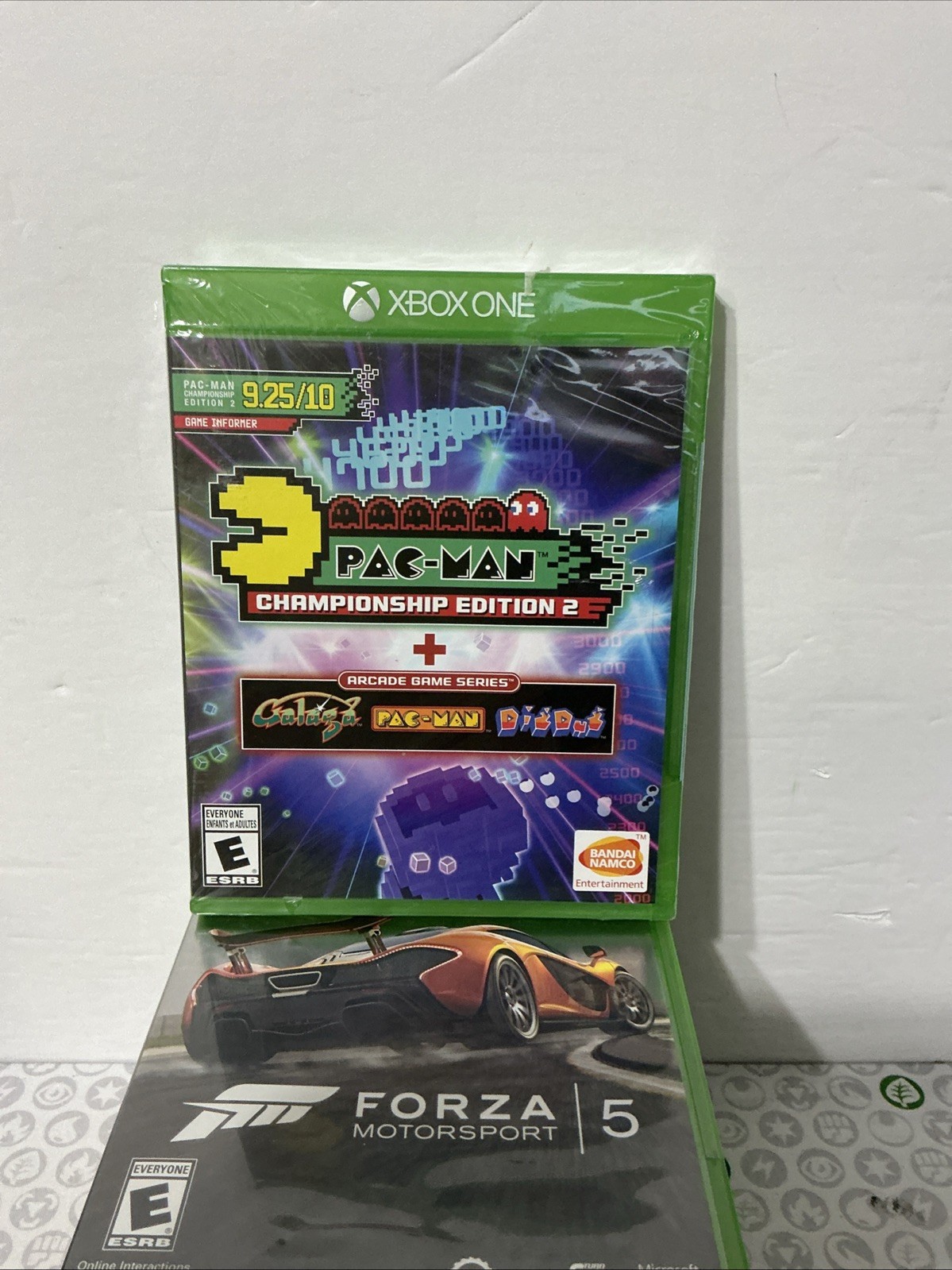 Lot of 10 Xbox One Games – PAC Man – Forza 2,3,5 & 7 – WWE 18 – Plus More!