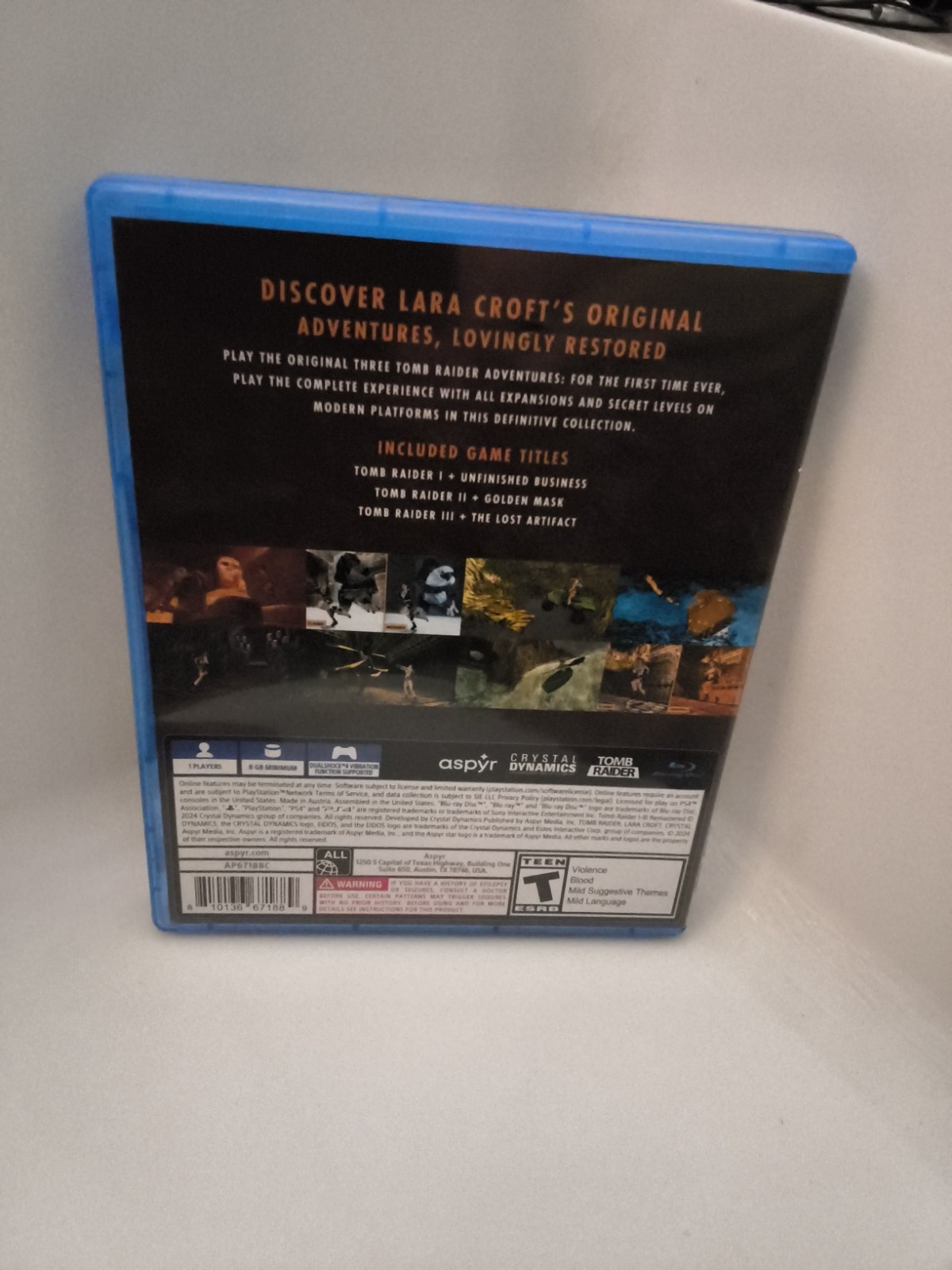 Tomb Raider I-II-III Remastered – PS4 – Brand New | Factory Sealed