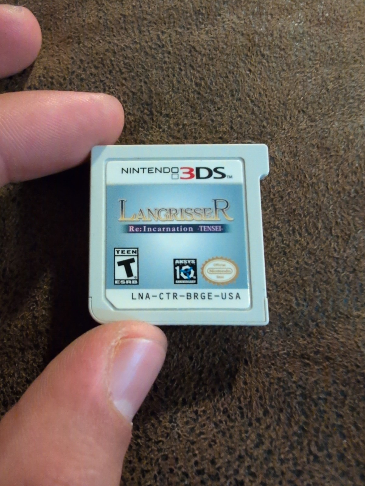 Langrisser Re:Incarnation Tensei Nintendo 3DS Good Label Game Cartridge Only RPG