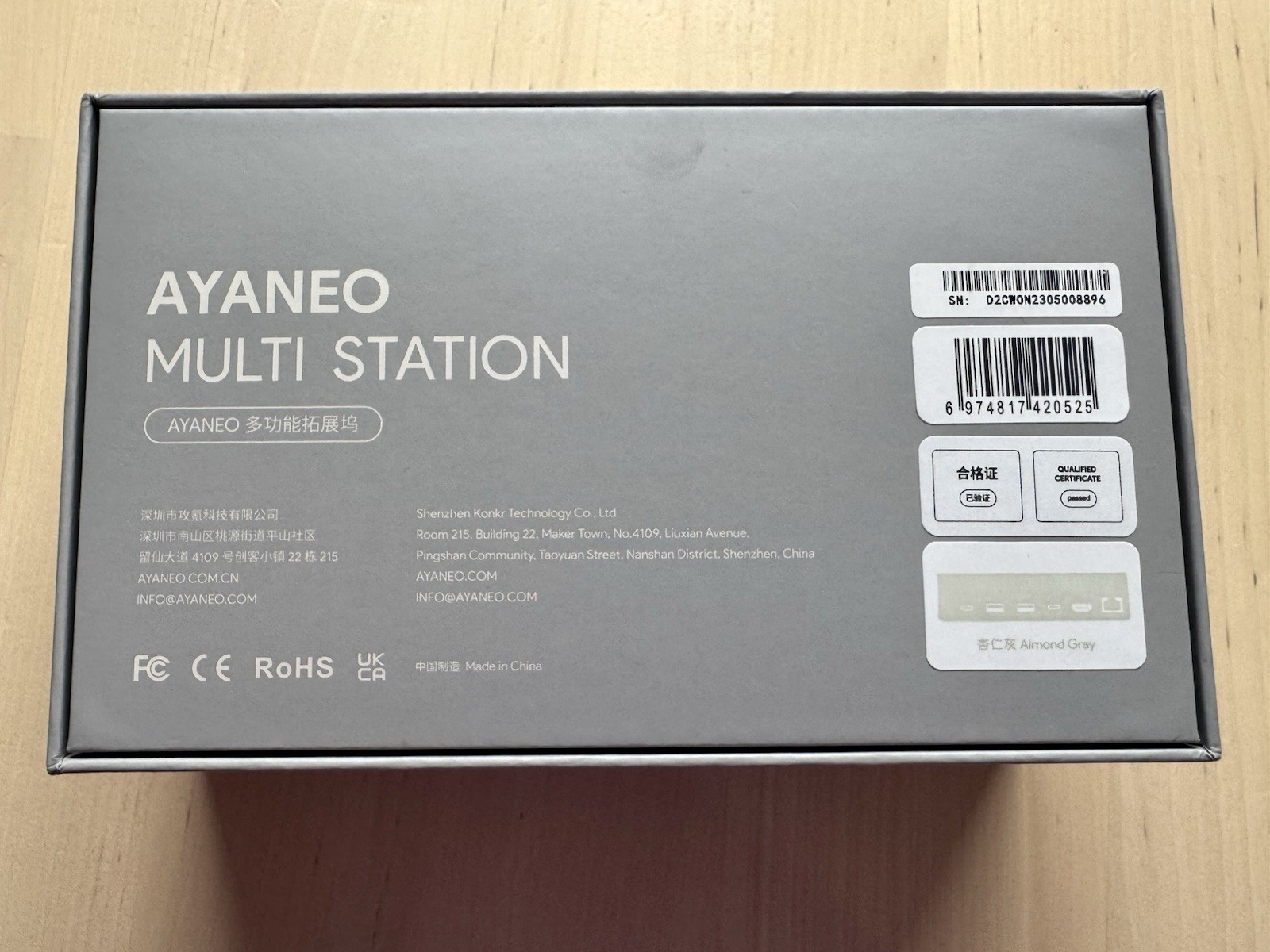 AYANEO Multi Docking Station Retro Gray Color