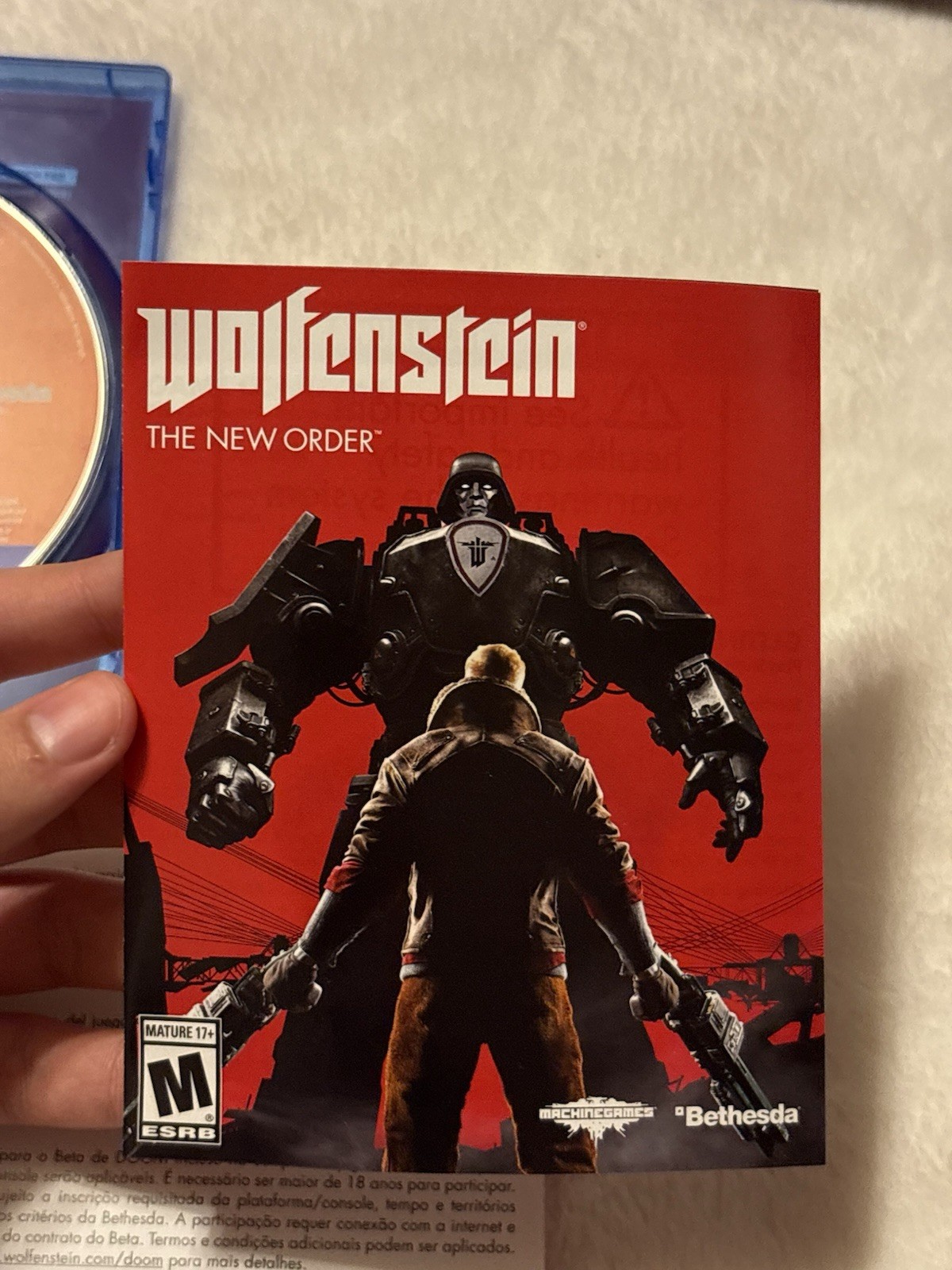 Wolfenstein II: The New Colossus & The New Order PS4 2 Game Bundle Lot CIB