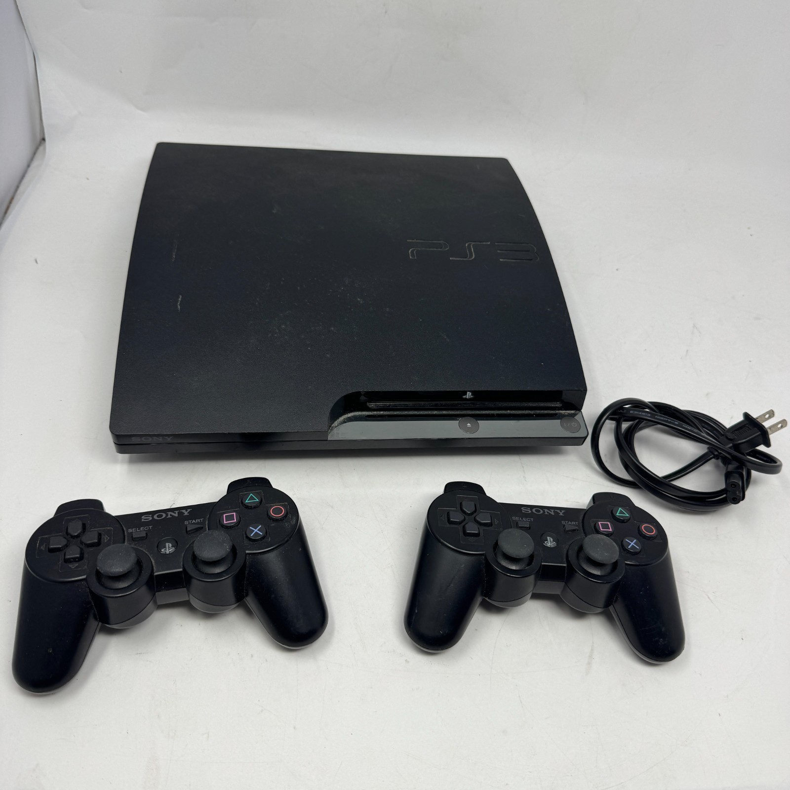 PlayStation 3 PS3 160GB Home Console – Black (CECH-2501A) w/ Cords 2 Controllers