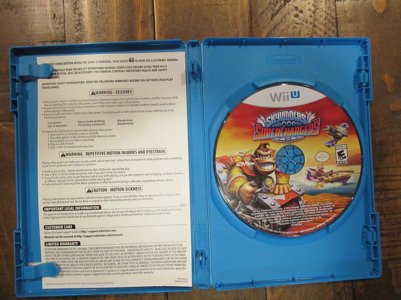 Skylanders Superchargers Game Disc WiiU Wii U Activision
