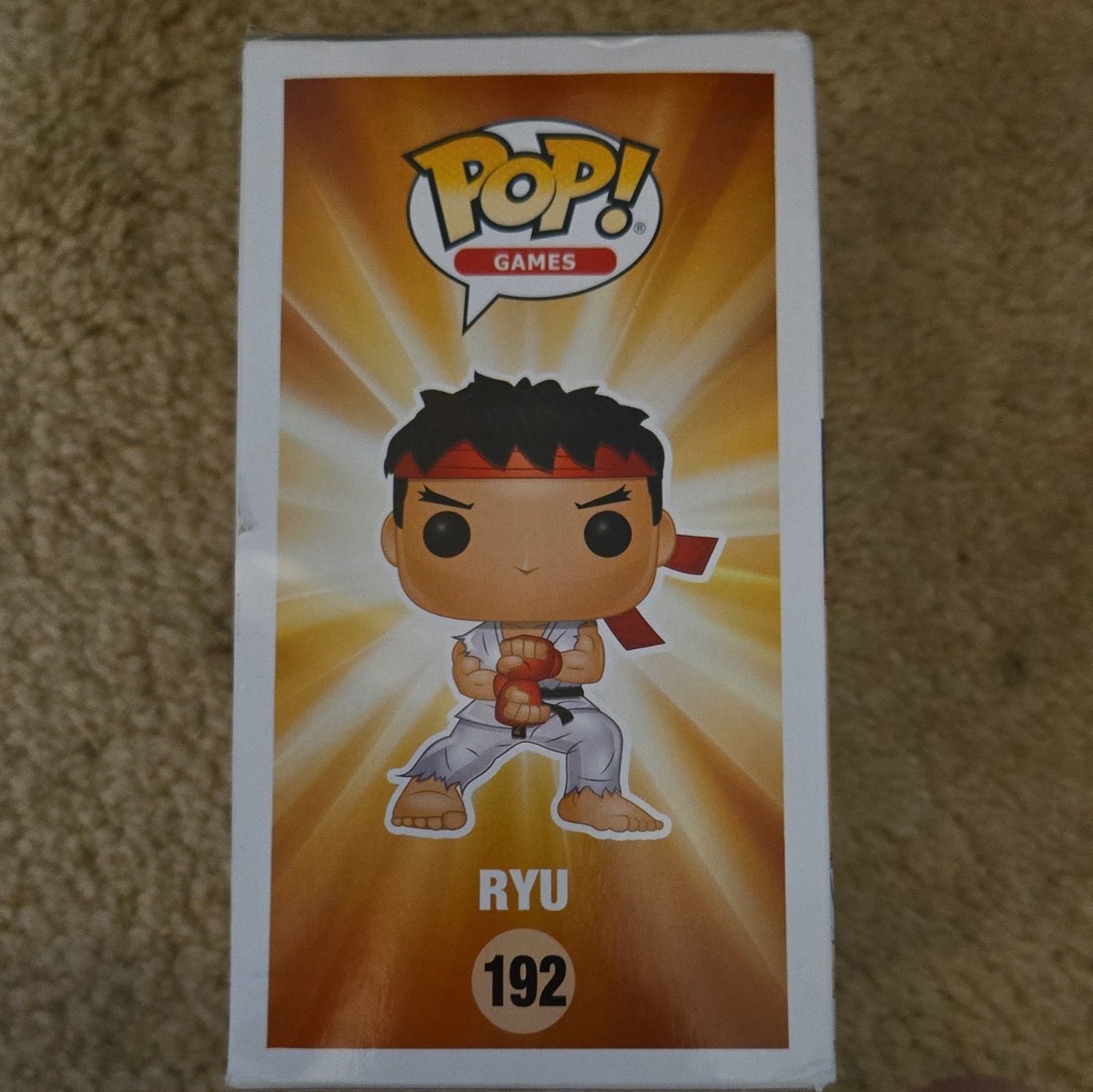 Funko Pop! Games Street Fighter Ryu #192 Vinyl Figure Toys R Us Exclusive