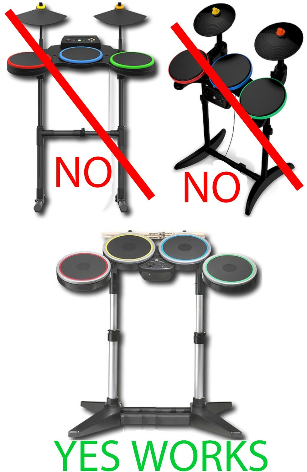 NEW Rock Band 4 3 2 1 Bass DRUM PEDAL XBox ONE/360 PS4 PS3 PS2 Wii-U foot kick
