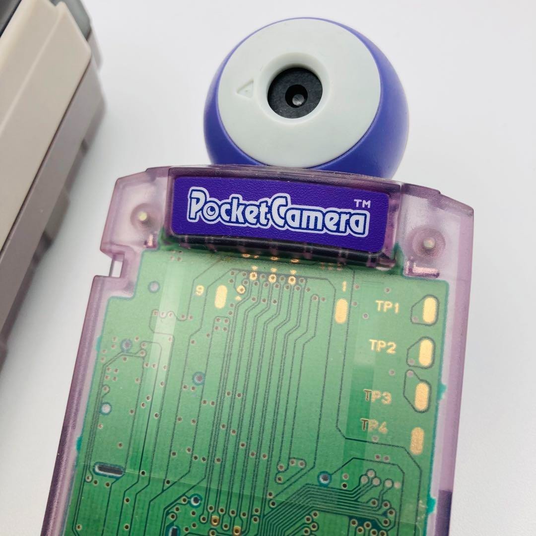Nintendo GameBoy Pocket Printer Pocket Camera Clear Purple Working Used