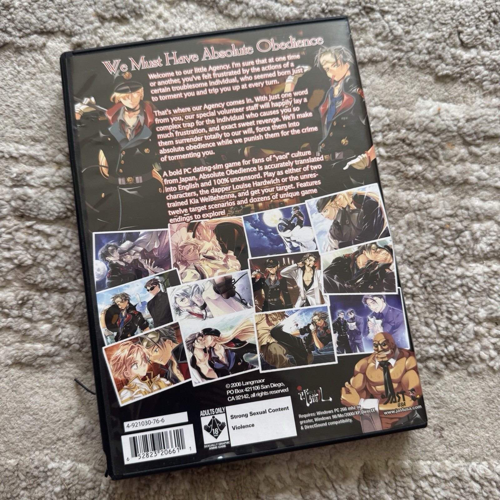 Absolute Obedience/Enzai Falsely Accused DVD-ROM Game Set (Windows) Adult Poster