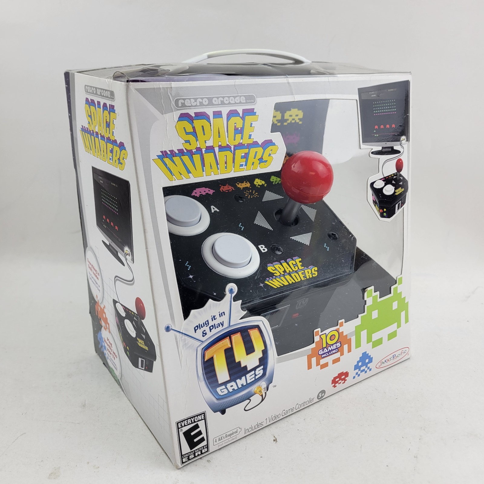 JAKKS Pacific Plug & Play TV Games – Space Invaders – 10 Games Included. New