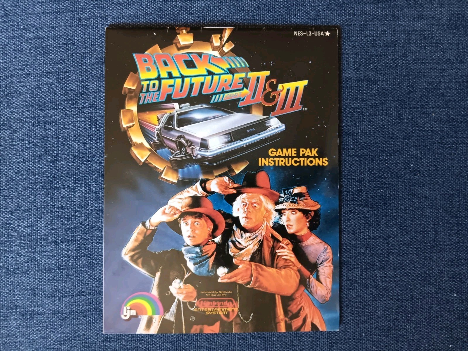 Back to the Future Part II & III (LJN, 1990) NES w/ Box & Manual ~ Tested, Works