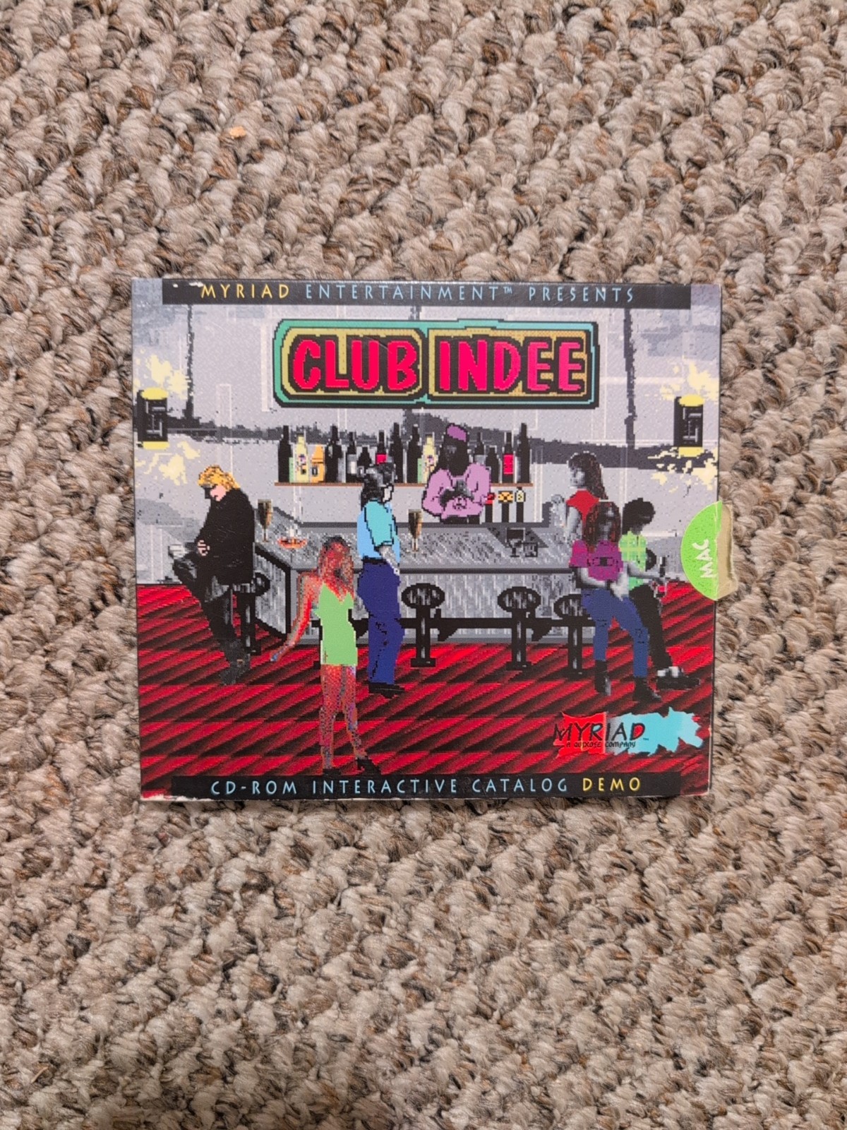 Club Indee Catalog Demo Weird Disc Mac Myriad Entertainment 1995 PC Lost Media?