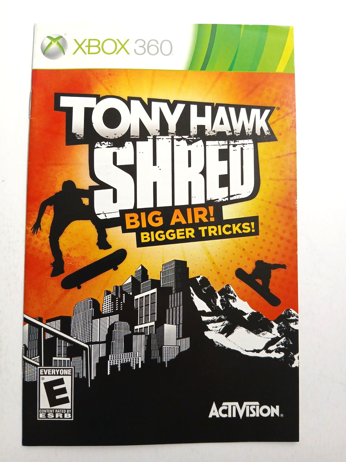 XBOX 360 Instruction Manuals MIXED SPORTS Tony Hawk, FIFA, NBA, PGA Tour, UFC