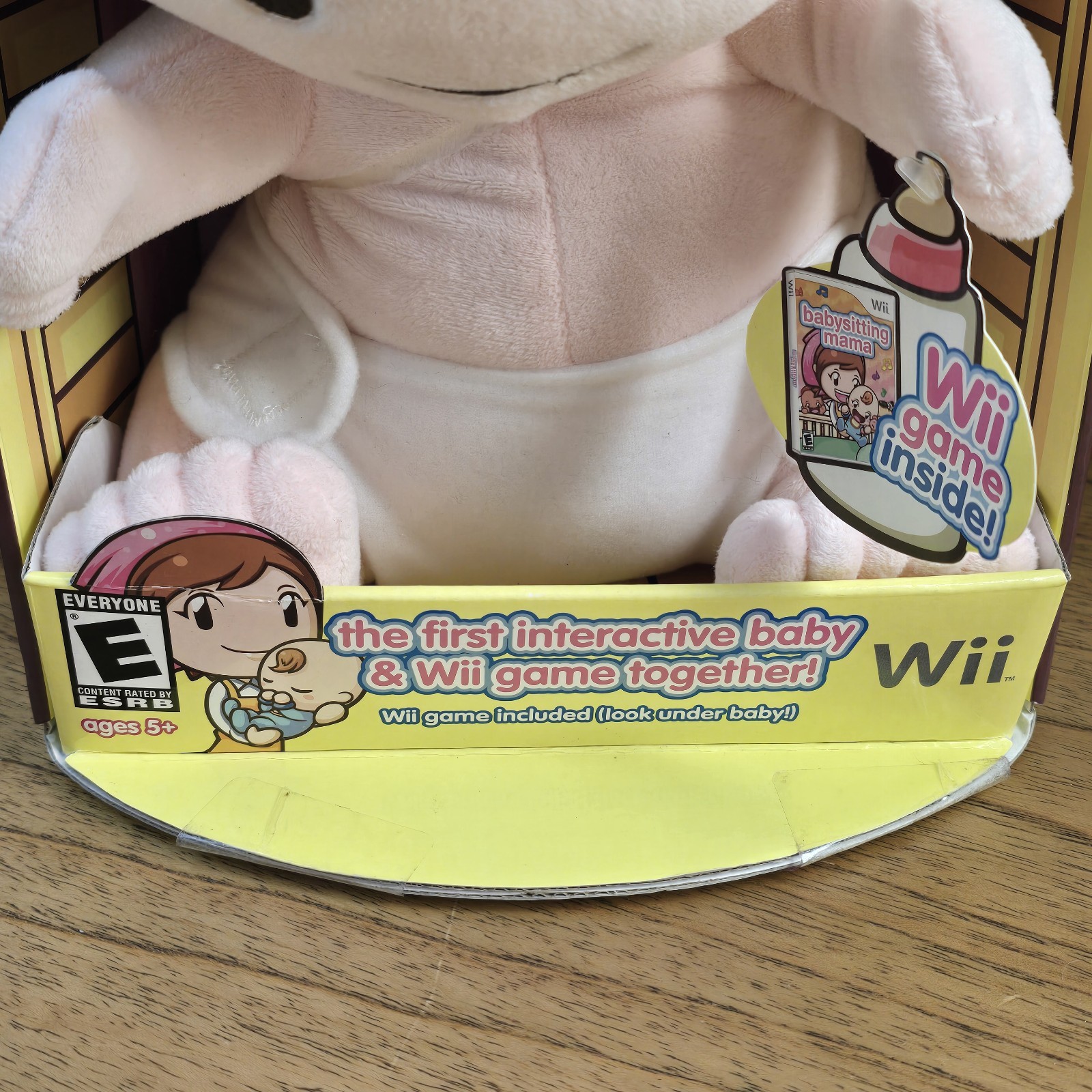 Babysitting Mama Game with Plush Interactive Baby Nintendo Wii NEW WITH BOX 👀