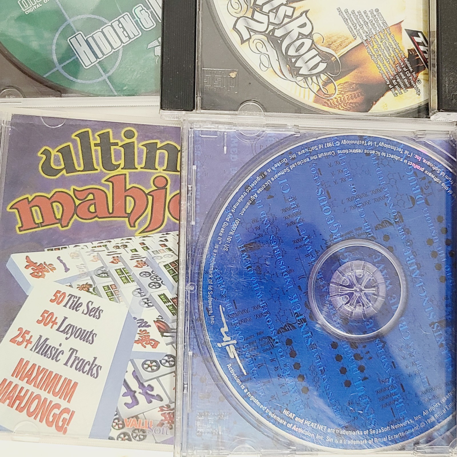 Vintage PC Lot of Computer Games & Sofeware CD-ROM DVD Windows 95/98