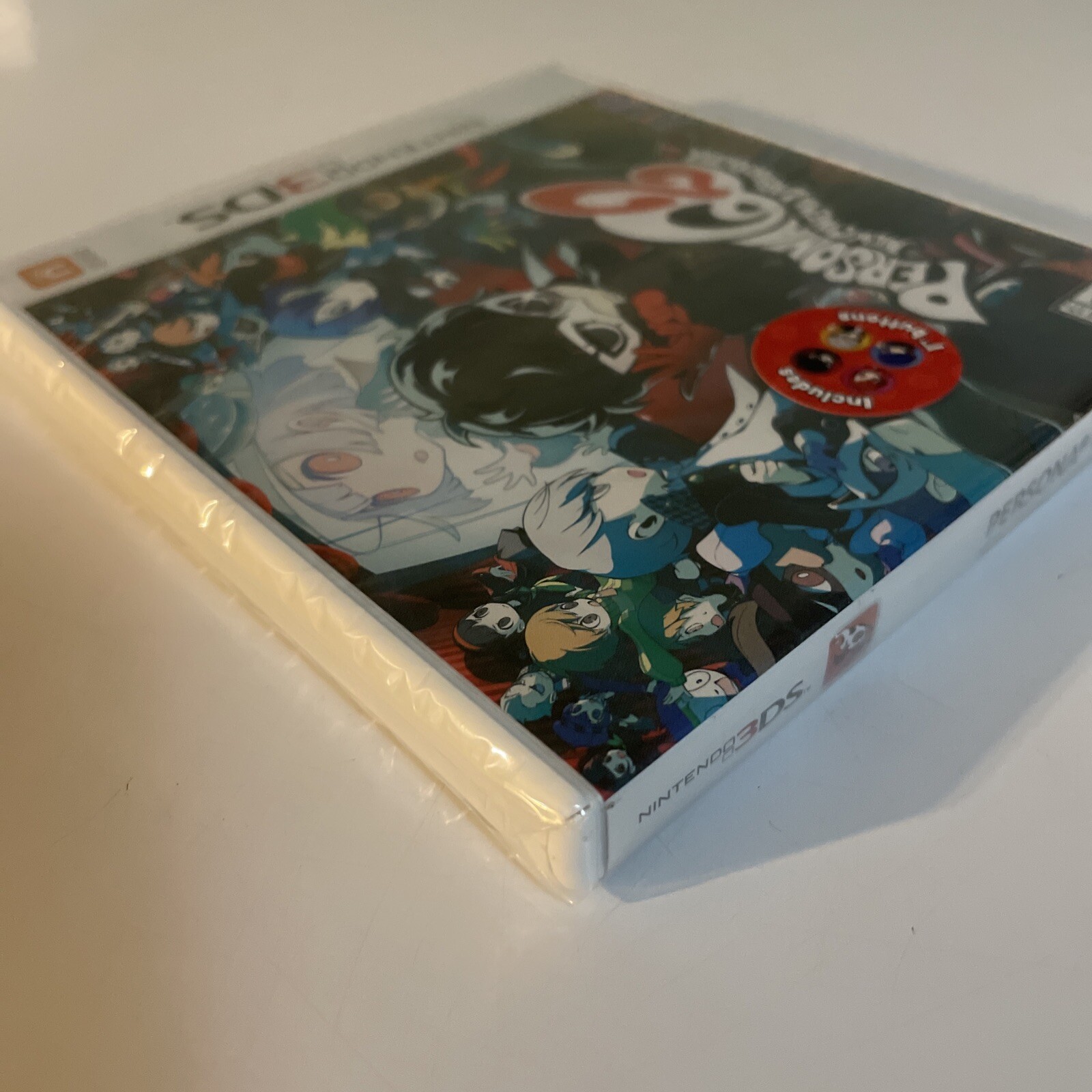 Persona Q2 New Cinema Labyrinth Launch Edition Buttons FACTORY SEALED
