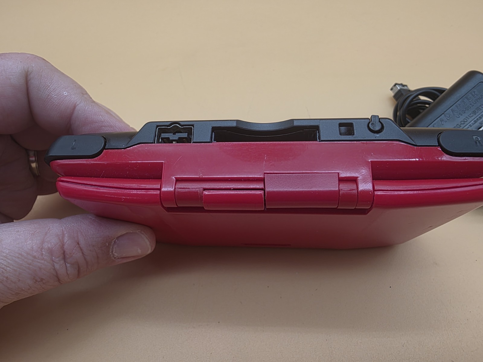 Nintendo DS Fat/Original NTR-001 Red – Tested With Charger Has Some Wear
