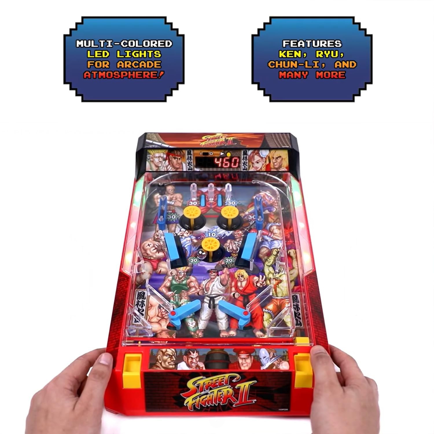 Street Fighter II: Arcade Pinball – Premium Series, Lights & Sounds Iconic Ta…