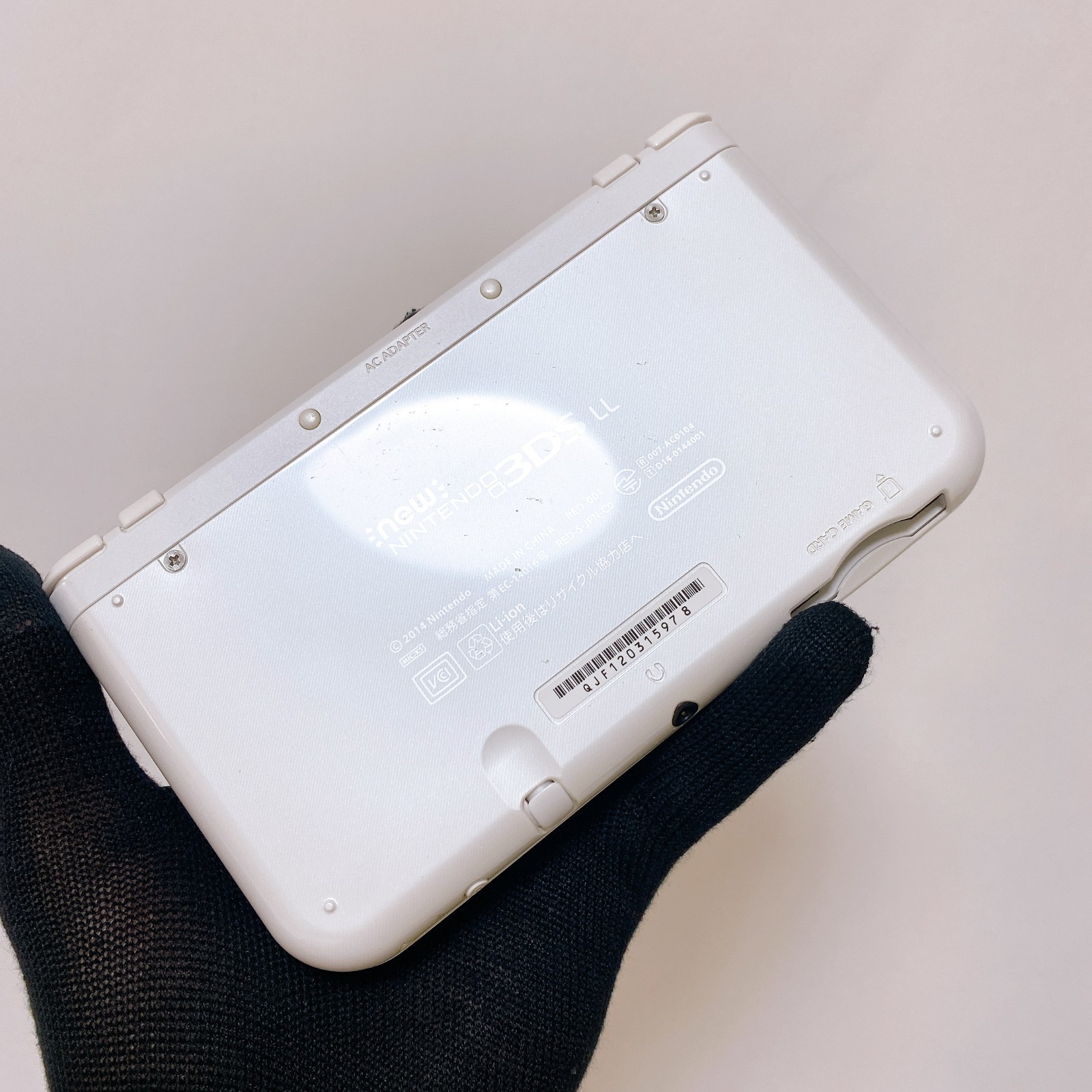 【Dual IPS】 New Nintendo 3DS XL LL Pearl White Stylus Japan Tested Working Rank S