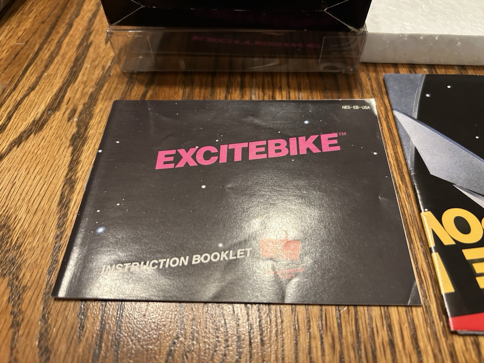 Excitebike (Nintendo NES, 1985) CIB Complete with Box W/ Protector